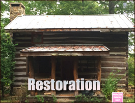Historic Log Cabin Restoration  Warbranch, Kentucky